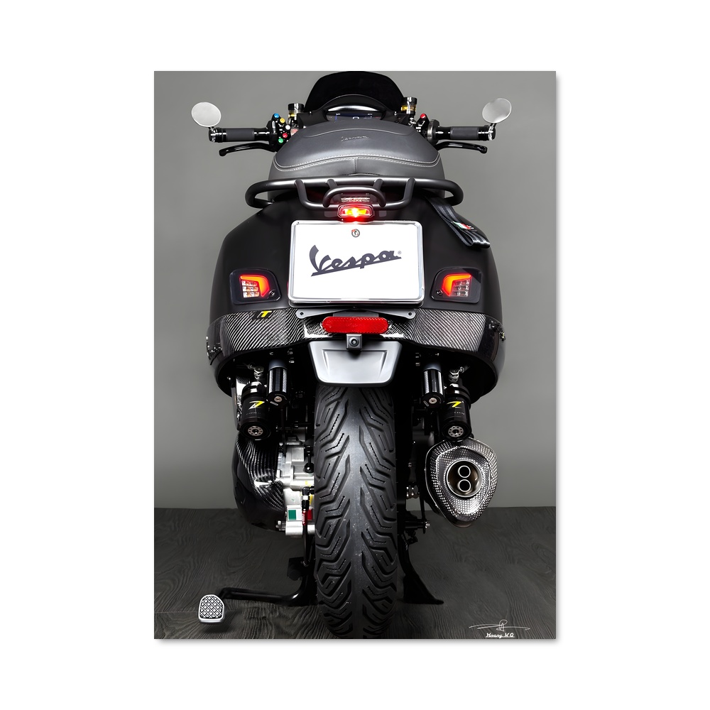 Poster Ride en Bois